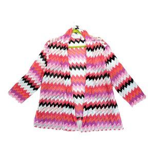 Alfred Dunner‎ Open Front Cardigan 3/4 Sleeve Lightweight Size XL